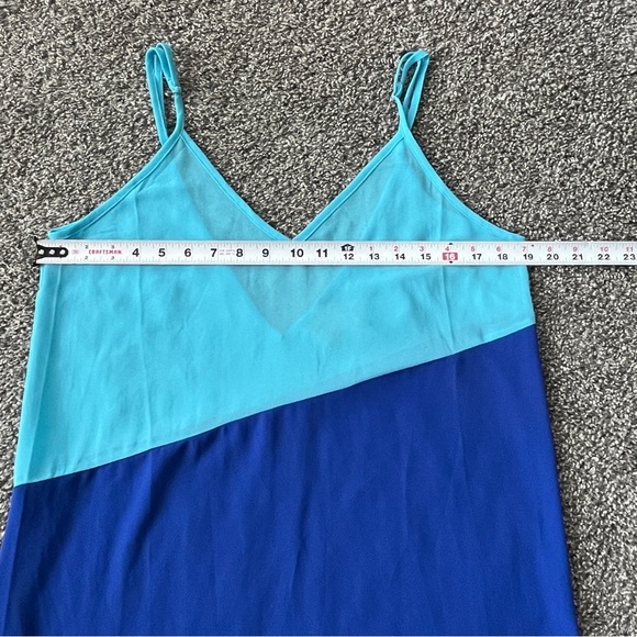 Lulu's Blue and Teal Swim Coverup Size M - Picture 6 of 10